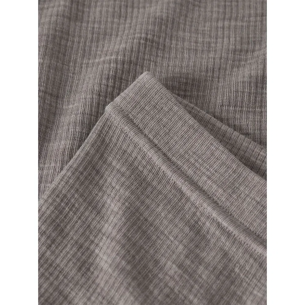 Детские леггинсы из шерсти мериноса Wax Wool Rib Name it, Grey — фото 4