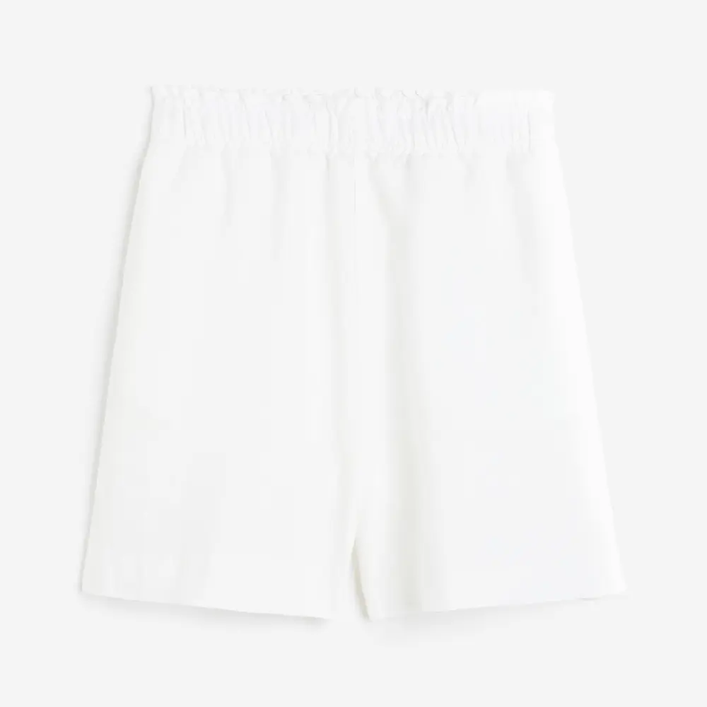 

Шорты H&M Linen-blend Pull-on, белый