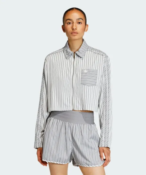 Рубашка из поплина, свободный крой, Adidas, женская