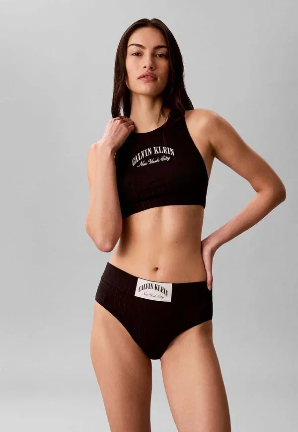 Бралетт без подкладки - бюстье Calvin Klein, черный