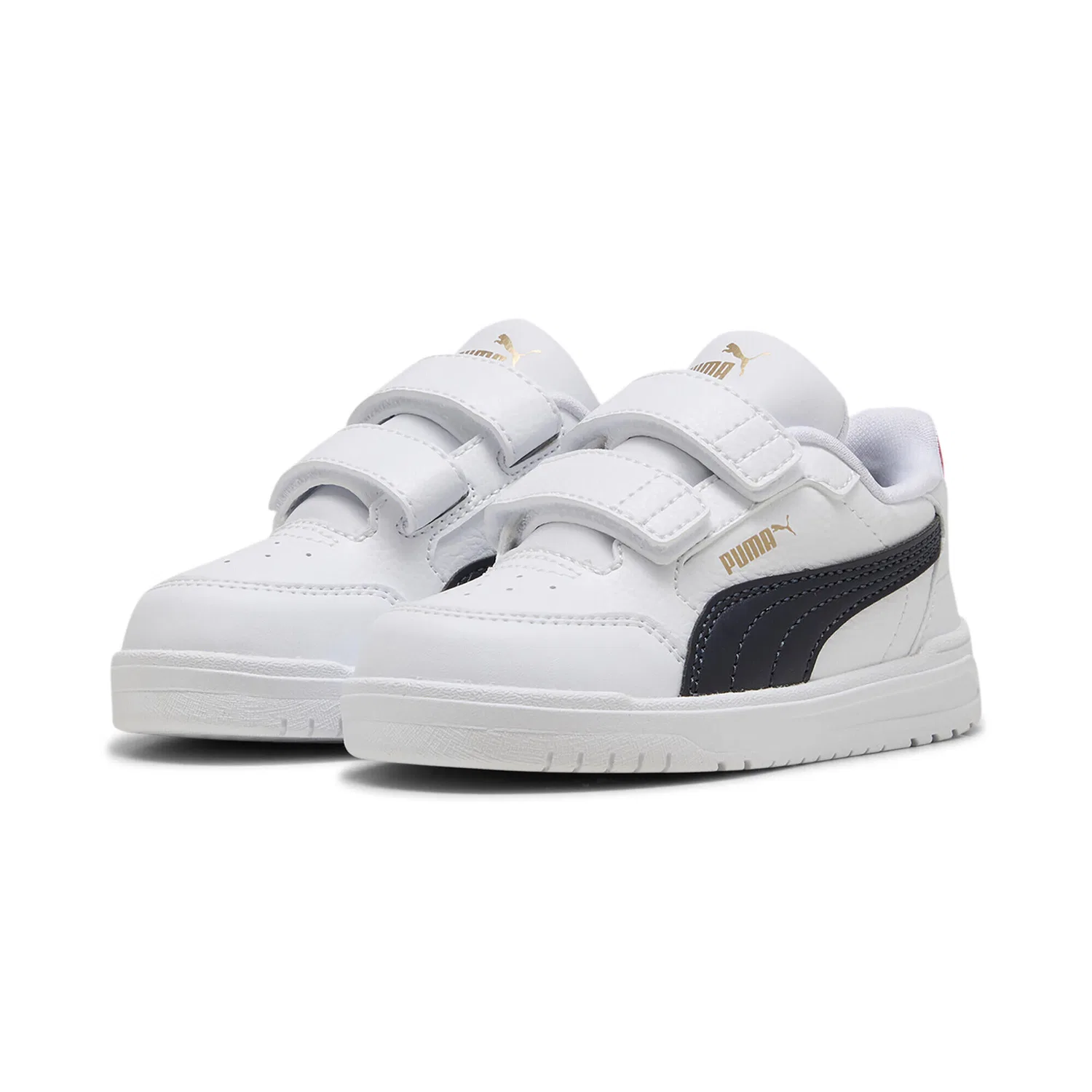 Детские кроссовки с принтом Shuffle Downtown Puma, Weiss Blau Rot