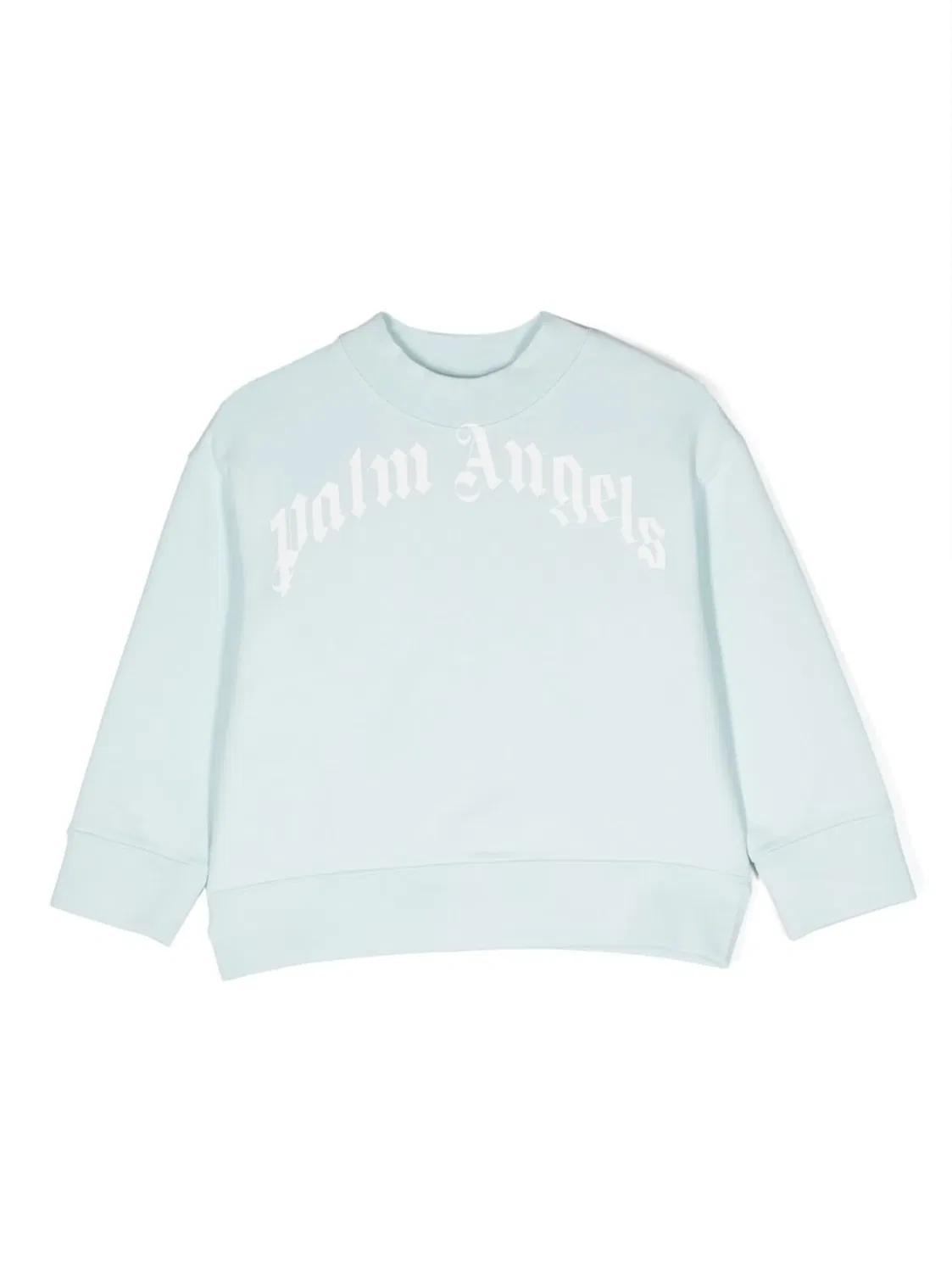 Джемпер с детальной отделкой логотипа Palm Angels Kids, синий
