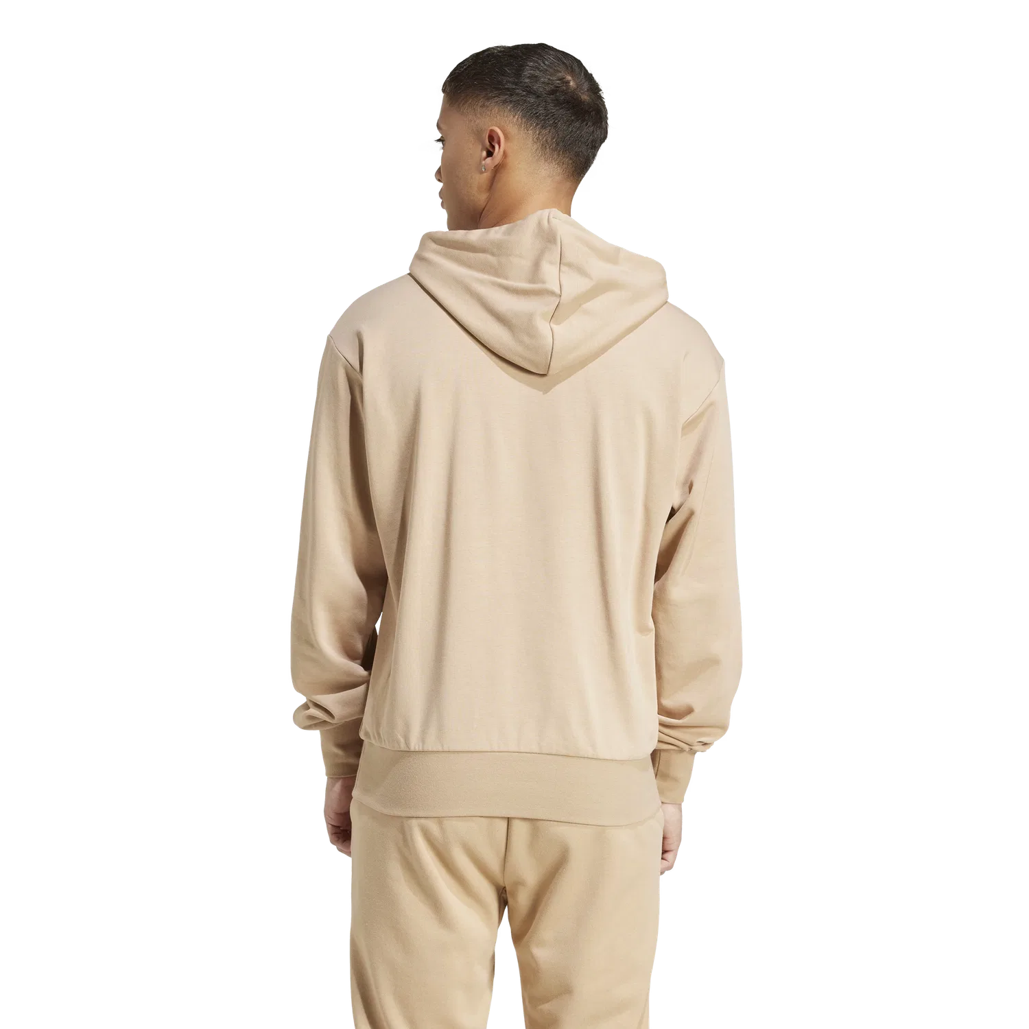 Мужское худи свободного кроя Adidas, цвет Powder Pink — фото 3