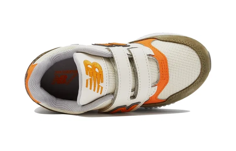 Детские кроссовки с двойной фиксацией липучкой New Balance NB 530, Wide (W), Beige Orange — фото 4