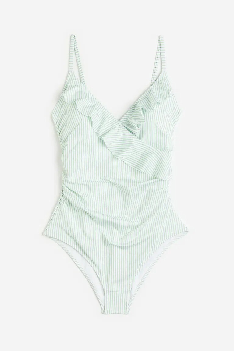 

Корректирующий купальник H&M, светло-зеленый