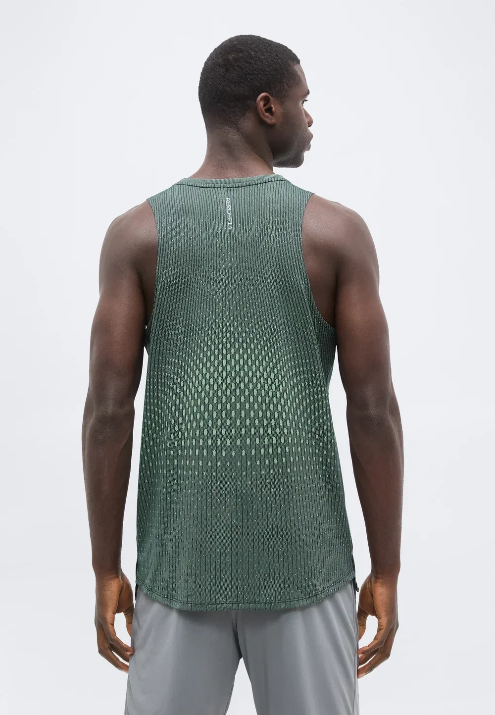 Майка Stride - топ Nike Performance, Black/Voltage Green — фото 3