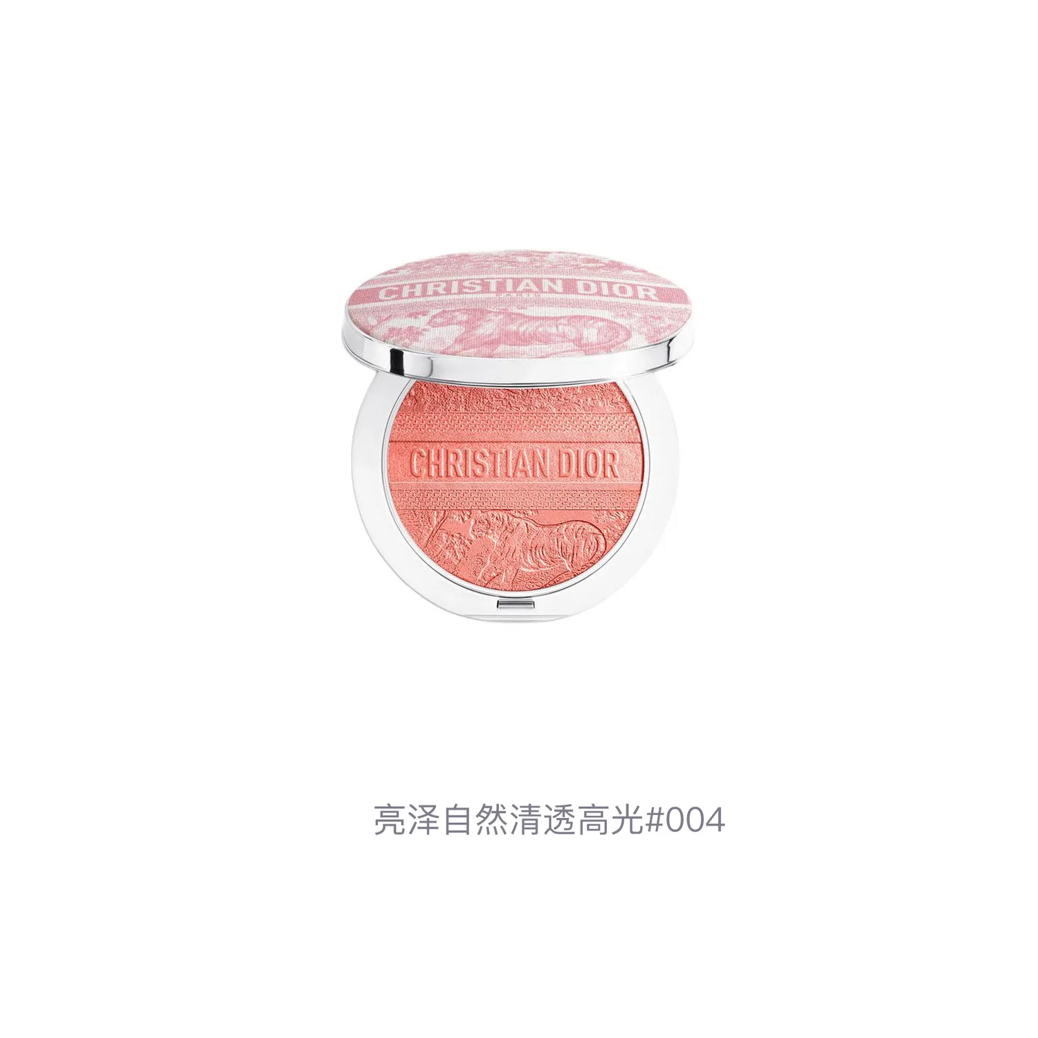 Женские румяна-хайлайтер с коралловым сиянием, 6 г, #004 Coral Glow, DIOR — фото 3
