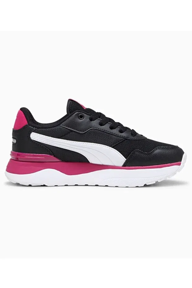 Детские спортивные кроссовки для девочек с принтом Puma, Black — фото 2