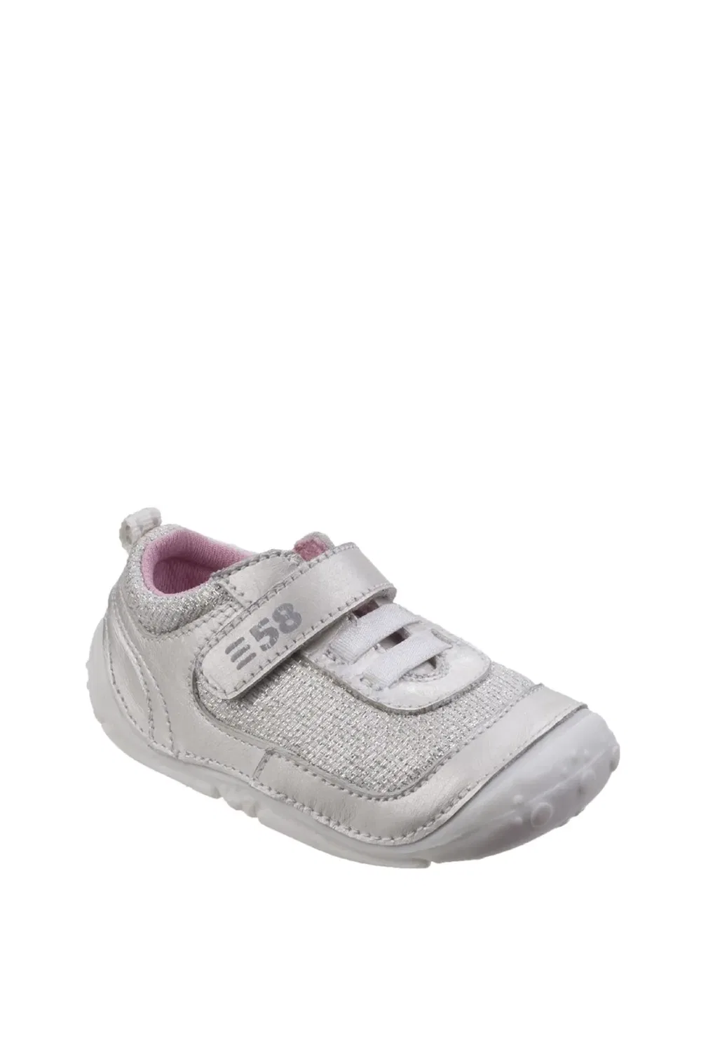 Детские туфли на липучке Livvy Hush Puppies, Silver