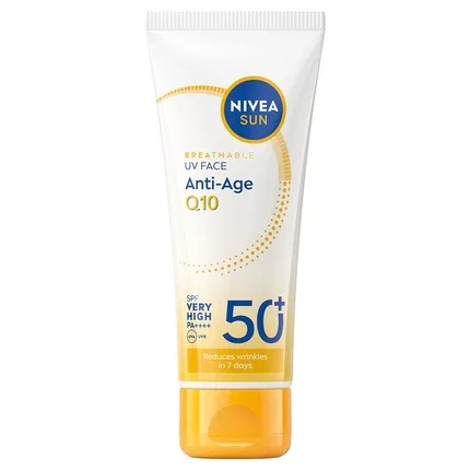 Крем для лица солнцезащитный антивозрастной Nivea UV Face Anti-Age Q10 SPF 50, 40 мл