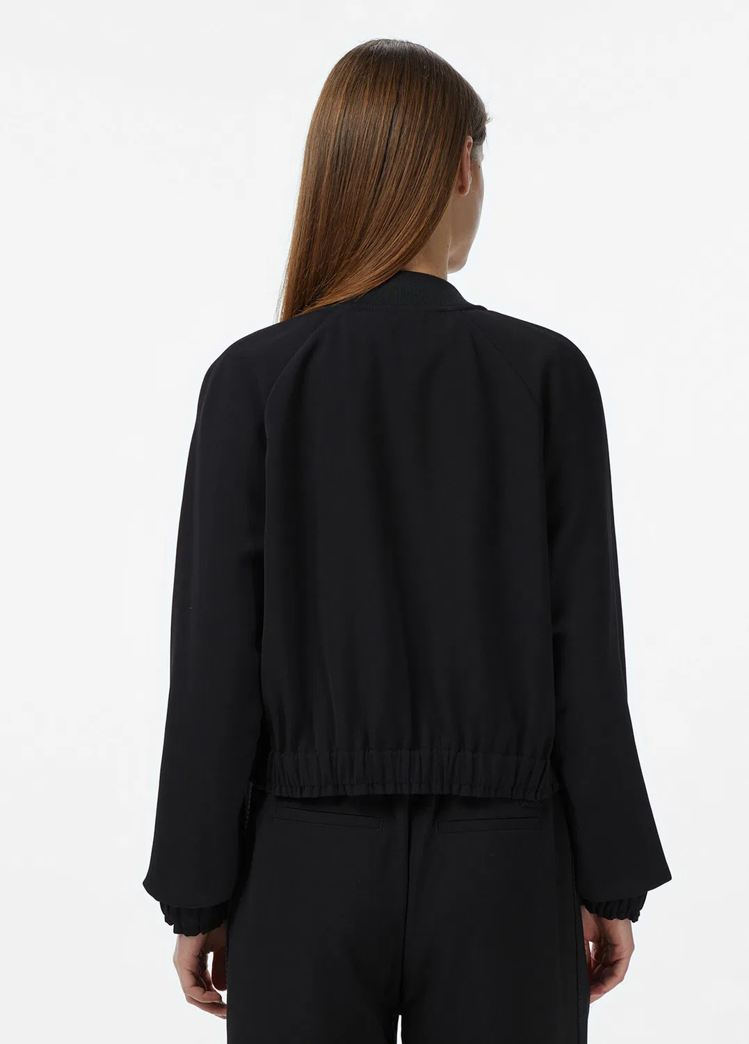 Куртка женская Lacoste Regular Fit, черная — фото 2