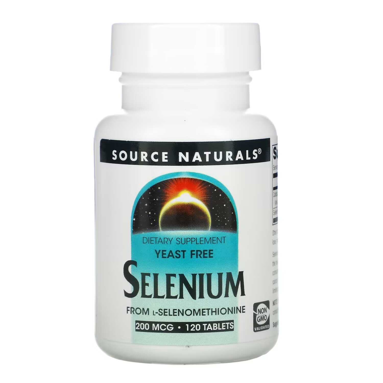 

Source Naturals селен из L-селенометионина 200 мкг, 120 таблеток