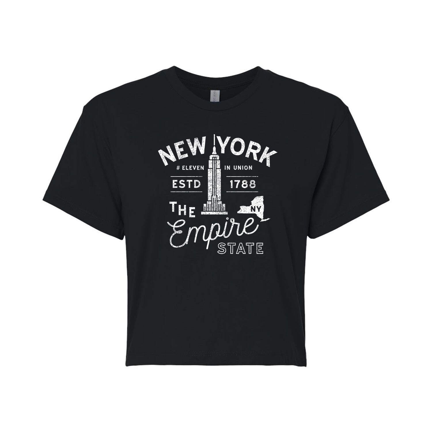 

Укороченная футболка с рисунком New York для юниоров Licensed Character