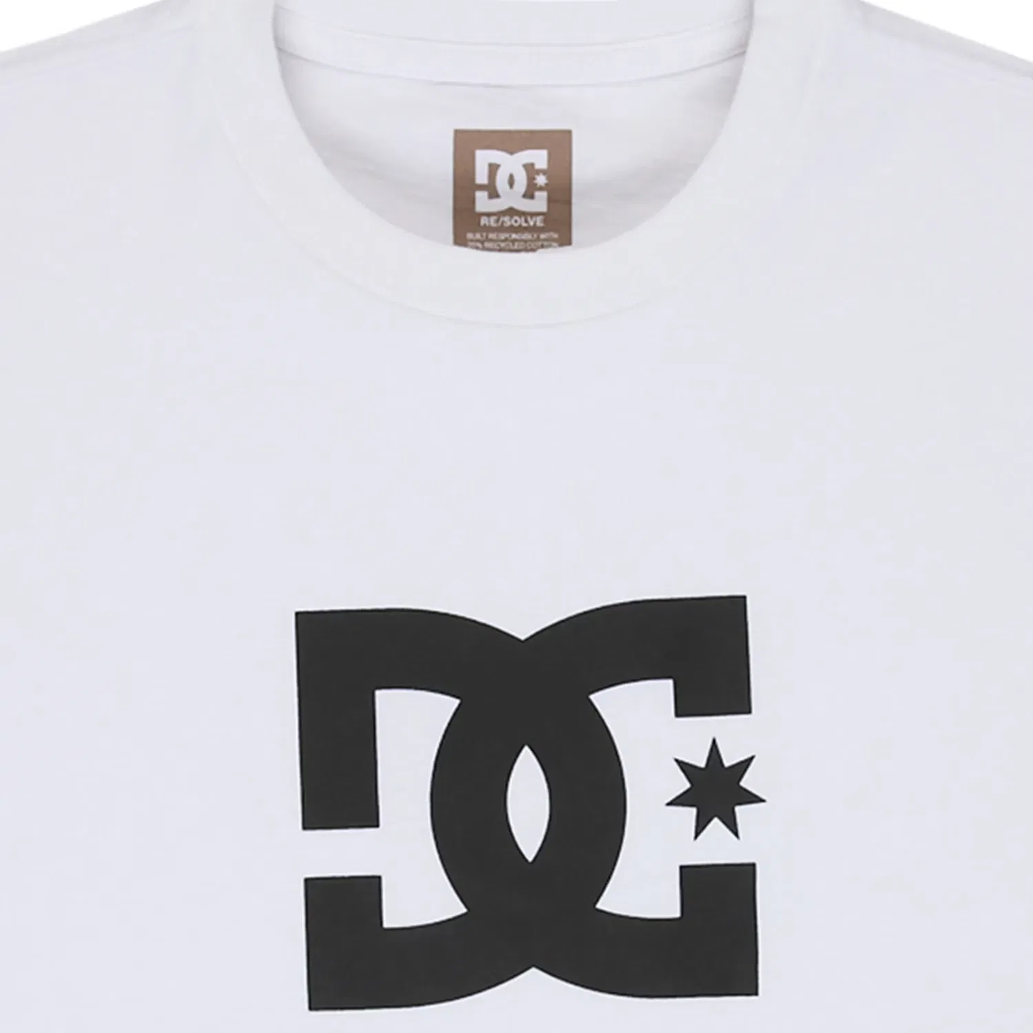 Детская футболка с принтом DC Star DC Shoes, White — фото 3