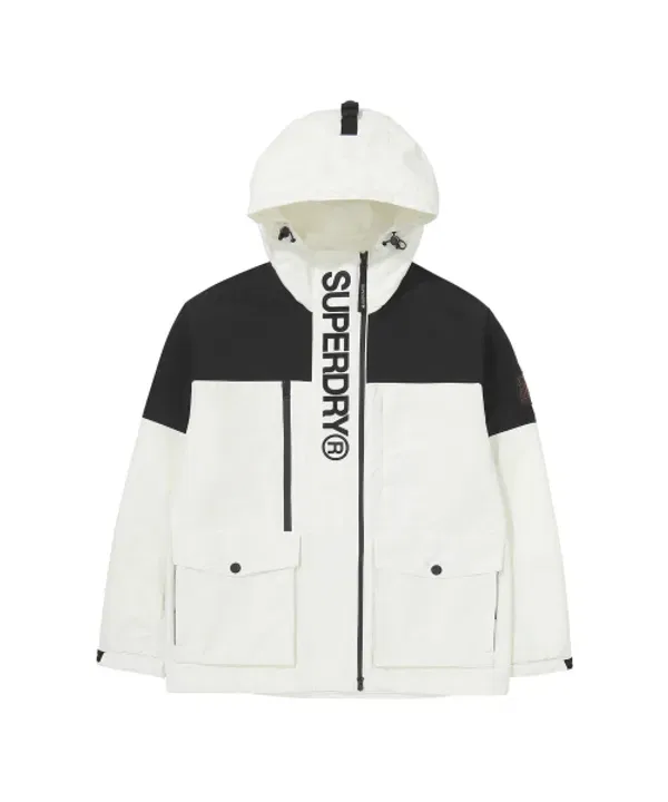 Ветровка Signature Windcheater, Superdry, кремовый