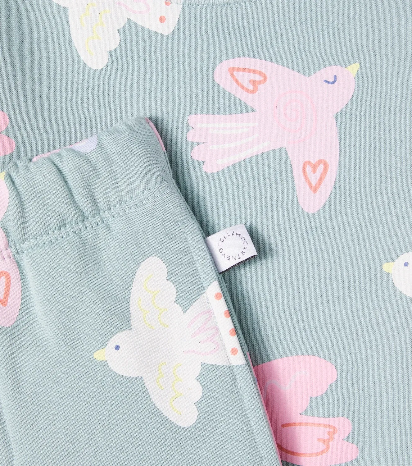 Комплект детской одежды с принтом Stella Mccartney Kids, серый — фото 3