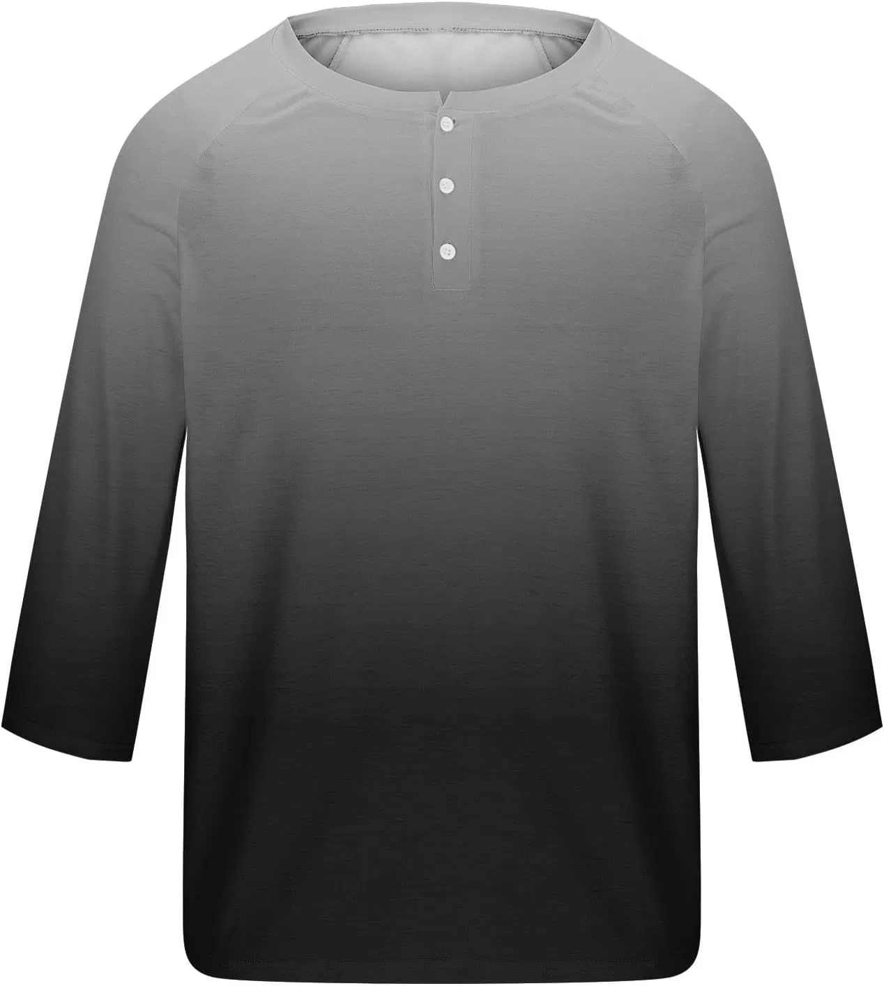 Мужская футболка с длинным рукавом и воротником-стойкой, Dark Gray — фото 4