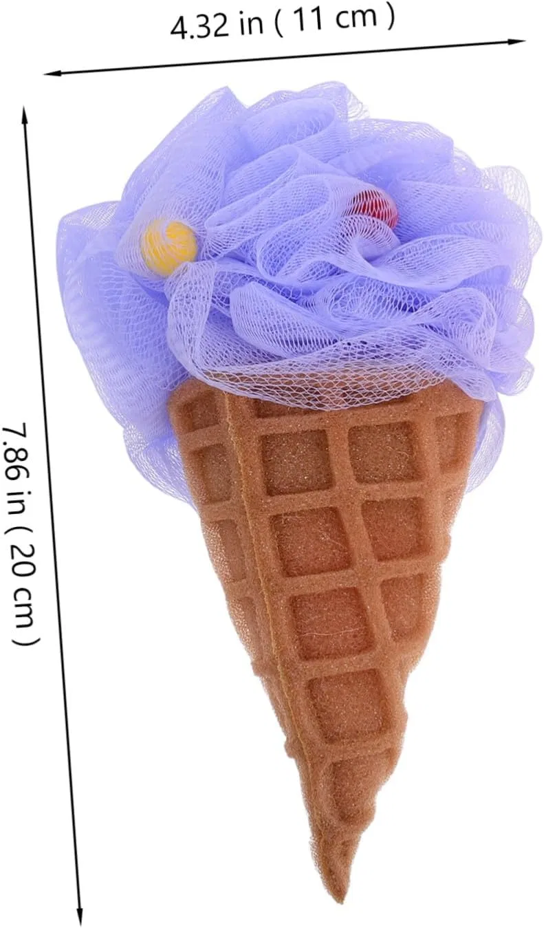 Мочалка для душа Ice Cream, 2 шт, ELAYARD, 20x11x11 см — фото 2