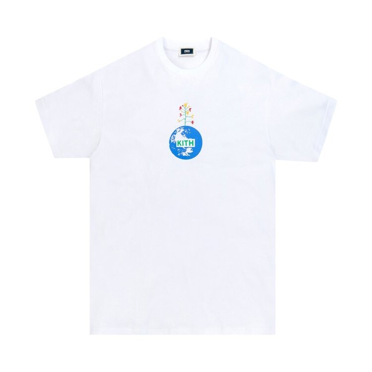 

Футболка Kith Earth Day Tee With Reuseable Tote Bag 'White', белый