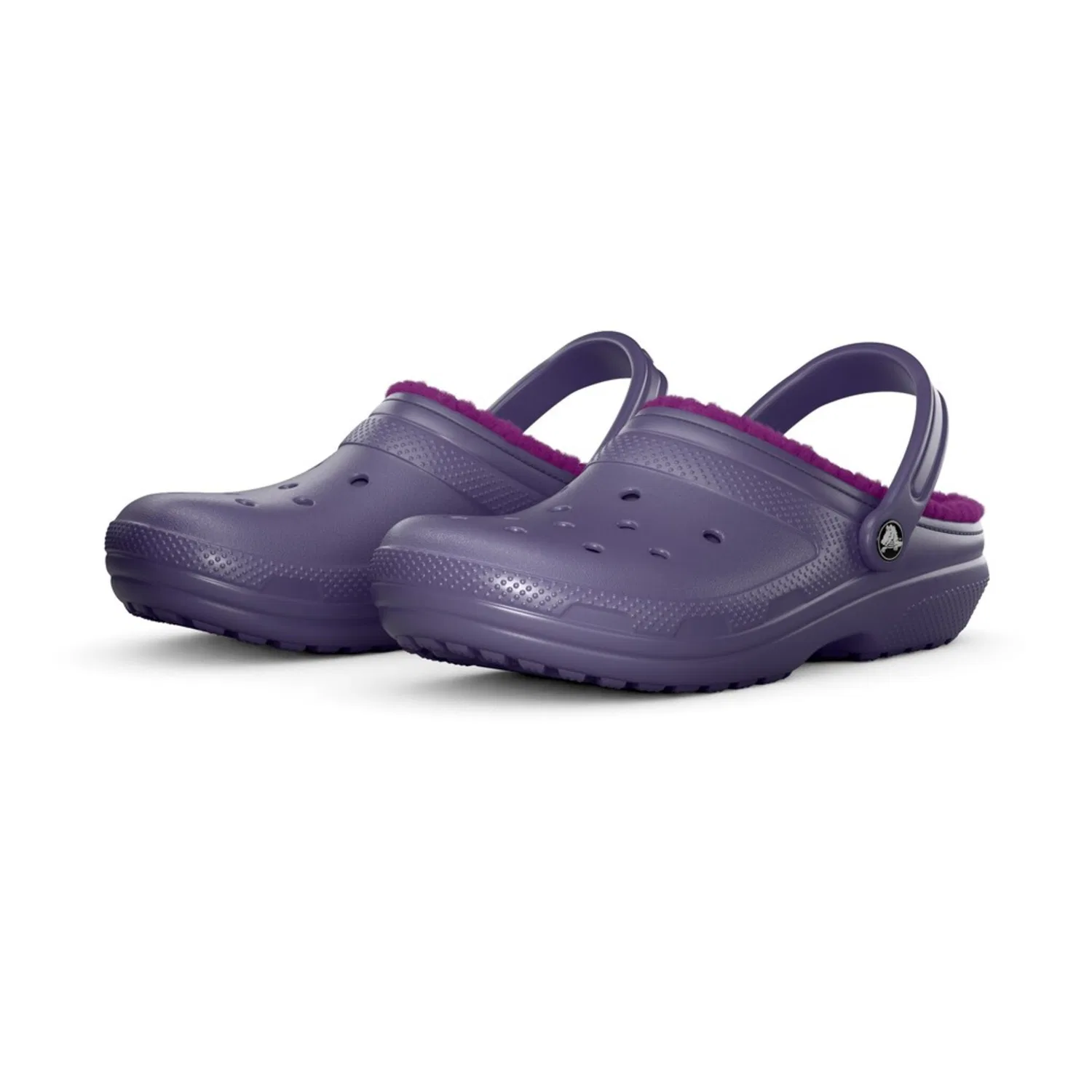 Детские сабо с Warmfutter Crocs, Lilac Nightshade — фото 2