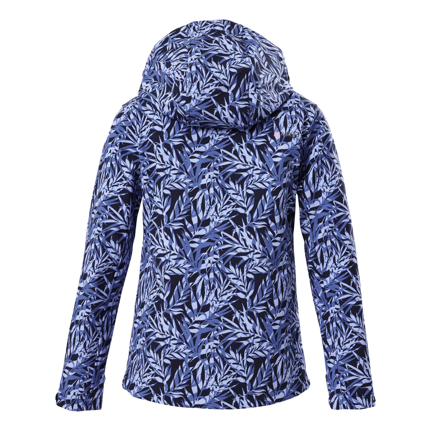 Детская софтшелл-куртка для девочек с принтом Madchen Softshelljacke Print Killtec, Blau Kometgrau — фото 2