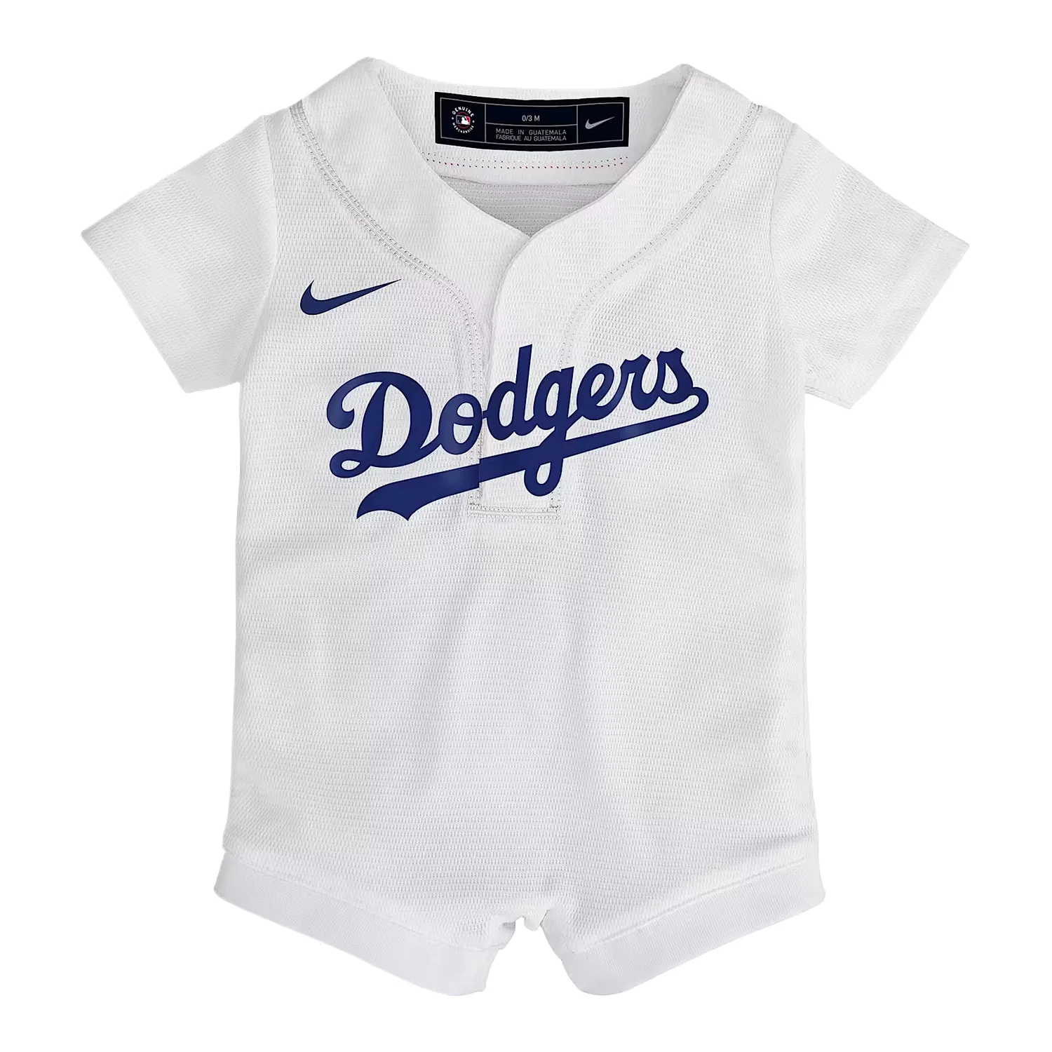 Детский боди-комбинезон с принтом Nike X MLB, White