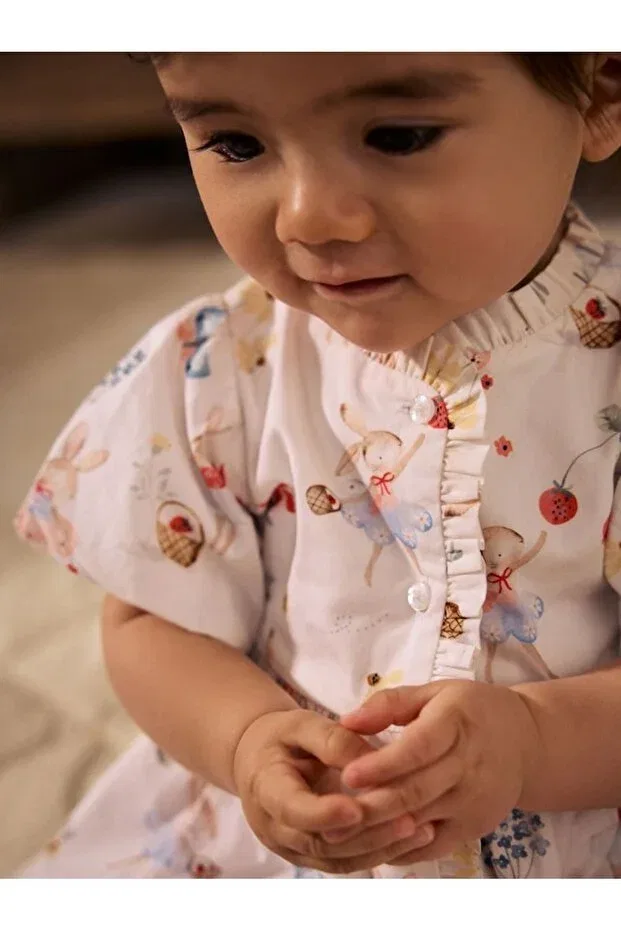 Детский комплект платьев и шорт для девочек Fairy Next Baby, Multicolor — фото 4