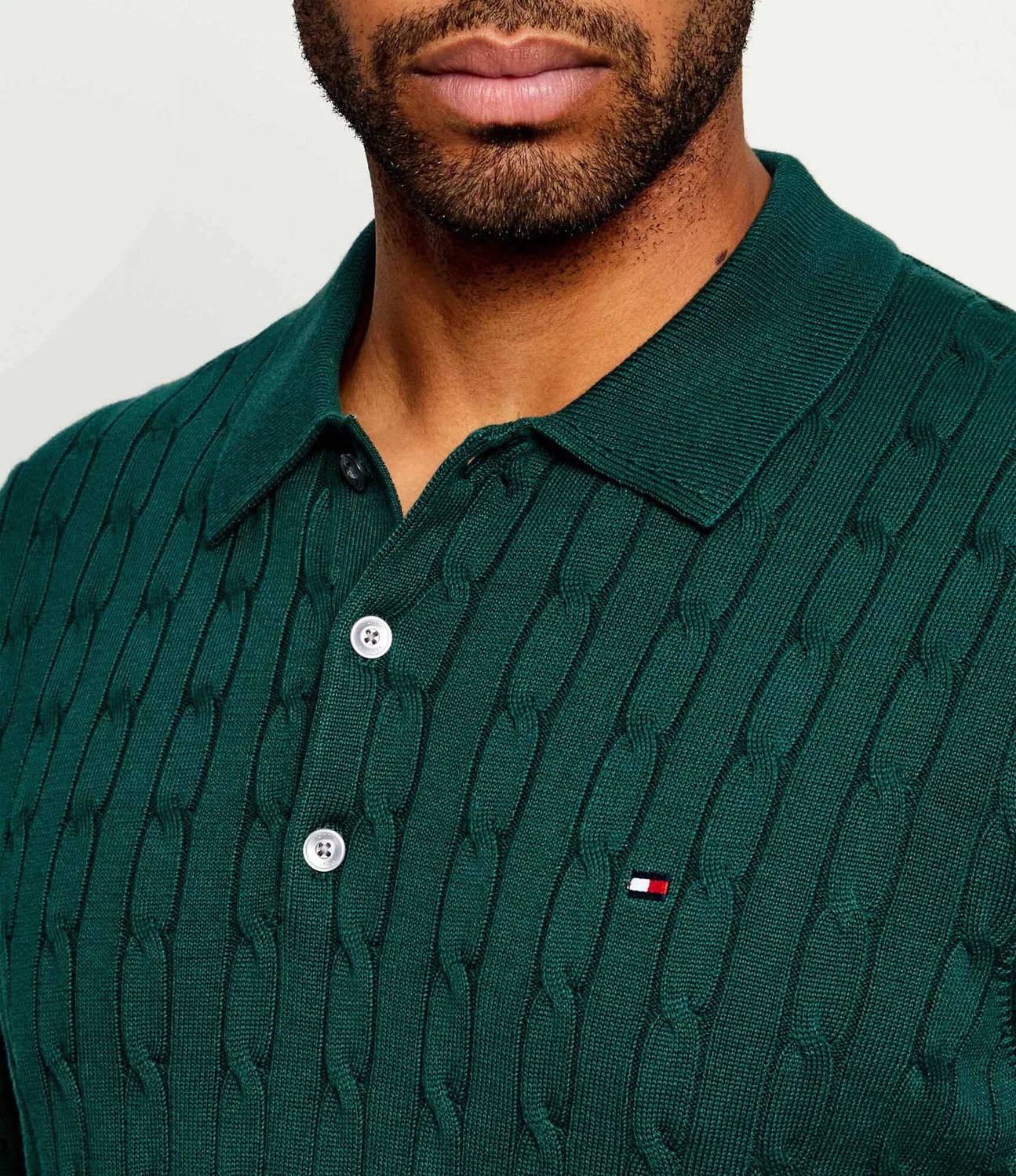 Свитер с молнией Tommy Hilfiger, Verde — фото 4
