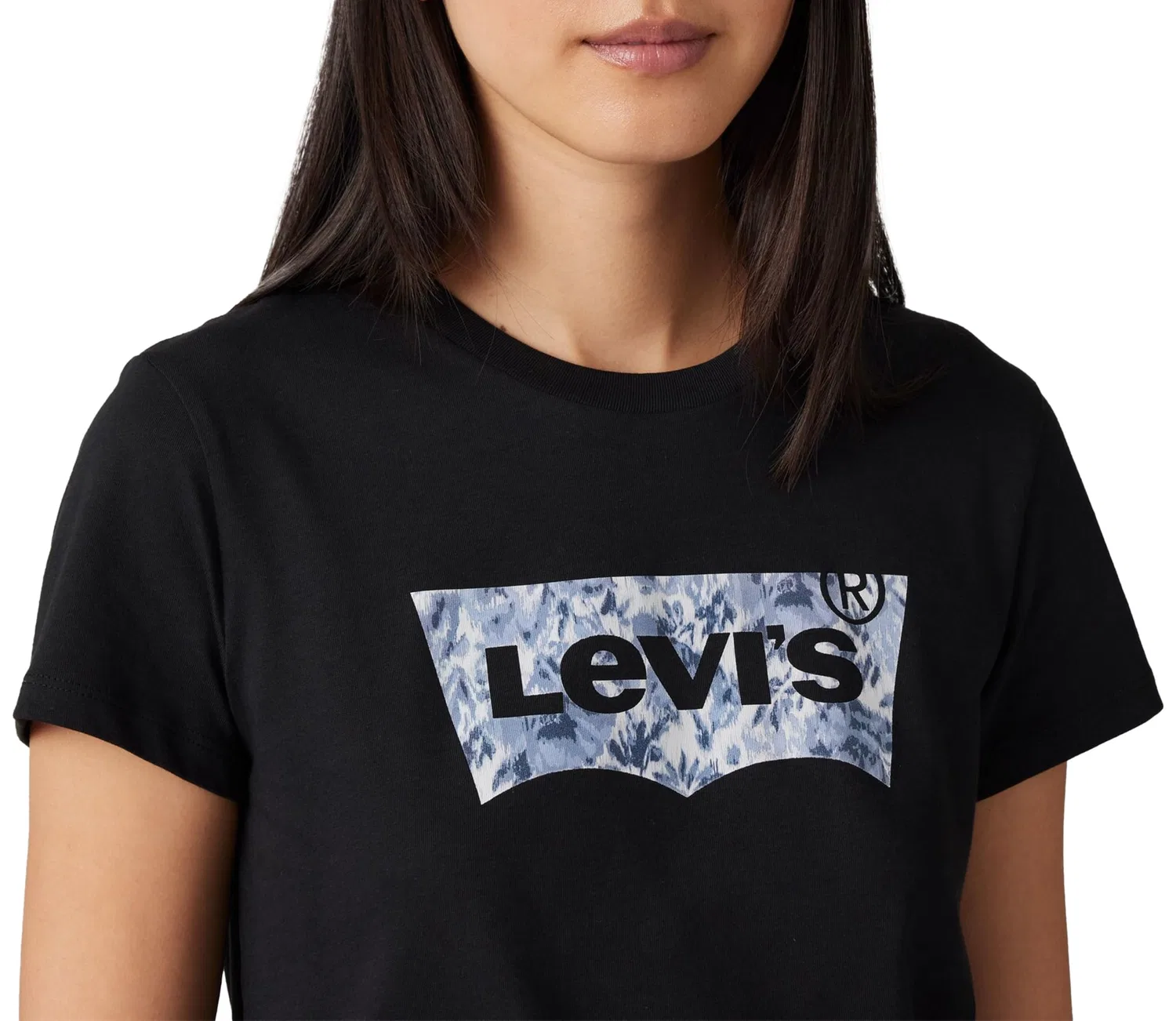 Женская футболка The Perfect Tee Levi's, Ophelia Floral Bw Fi — фото 4