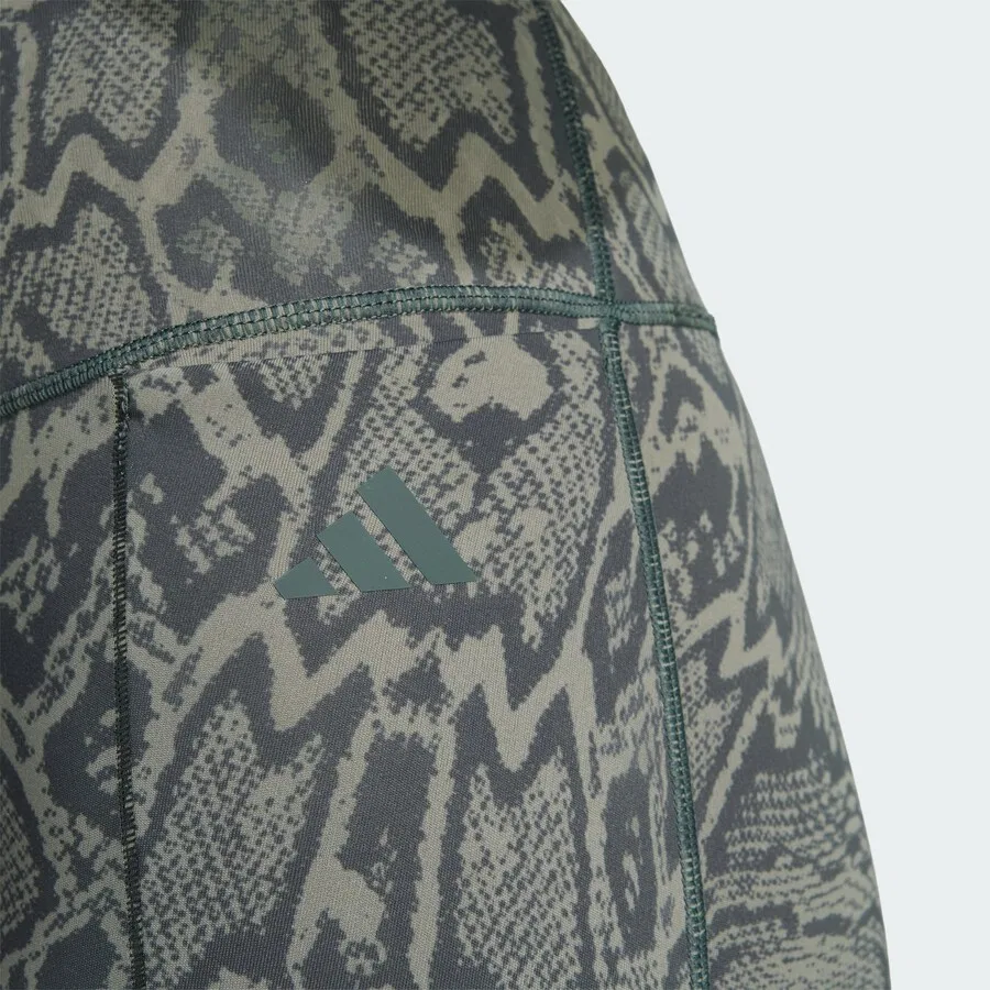 Спортивные брюки-скинни ADIDAS PERFORMANCE 'Optime PrimeLift' в цветах хаки и изумруд — фото 4
