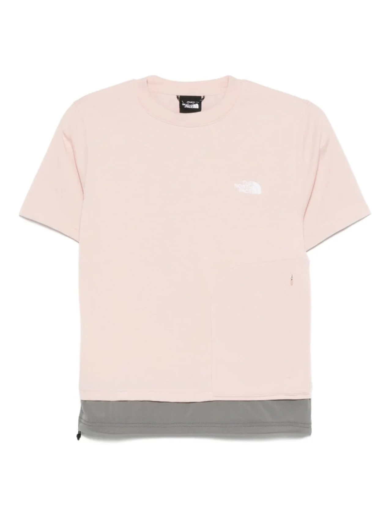 

Футболка с вышитым логотипом The North Face, розовый