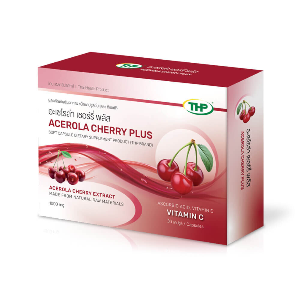 

Добавка THP Acerola Cherry Plus, 30 капсул