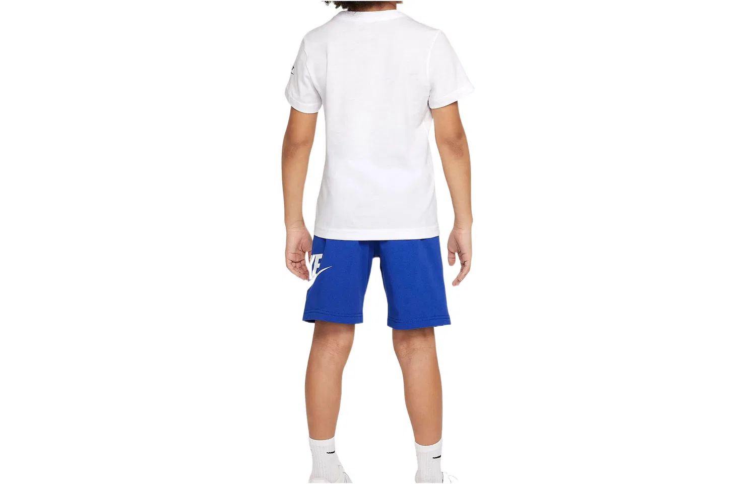 Детский комплект спортивной одежды с принтом Nike Casual Sportswear, White/Blue — фото 3