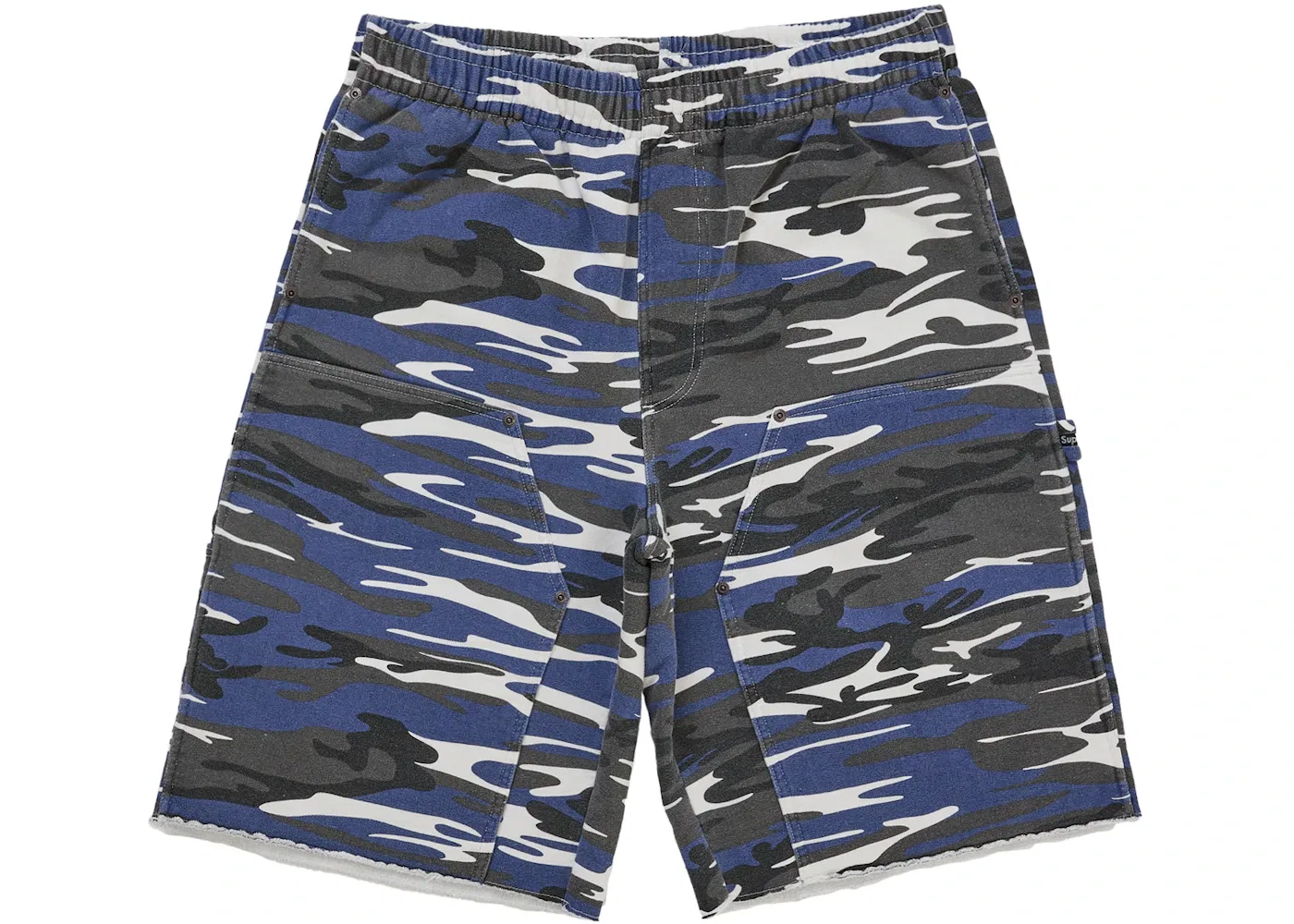 Мужские шорты с принтом Sweatshort Supreme, Blue Tiger Camo — фото 2