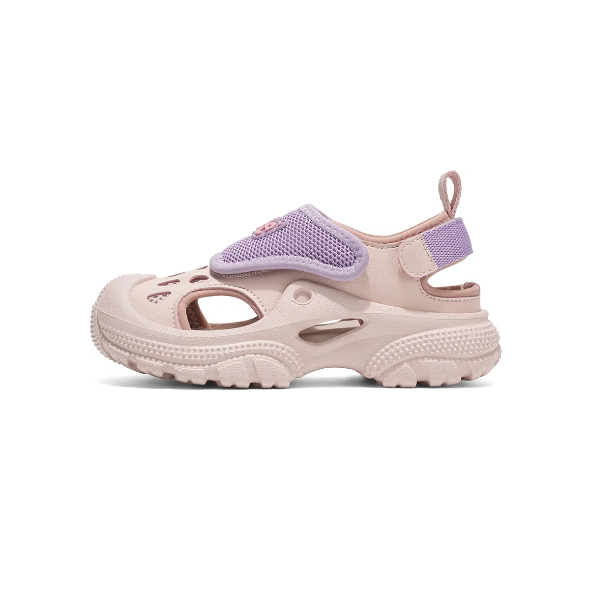 Детские сандалии из синтетической кожи с низким верхом Lee, Pink Purple