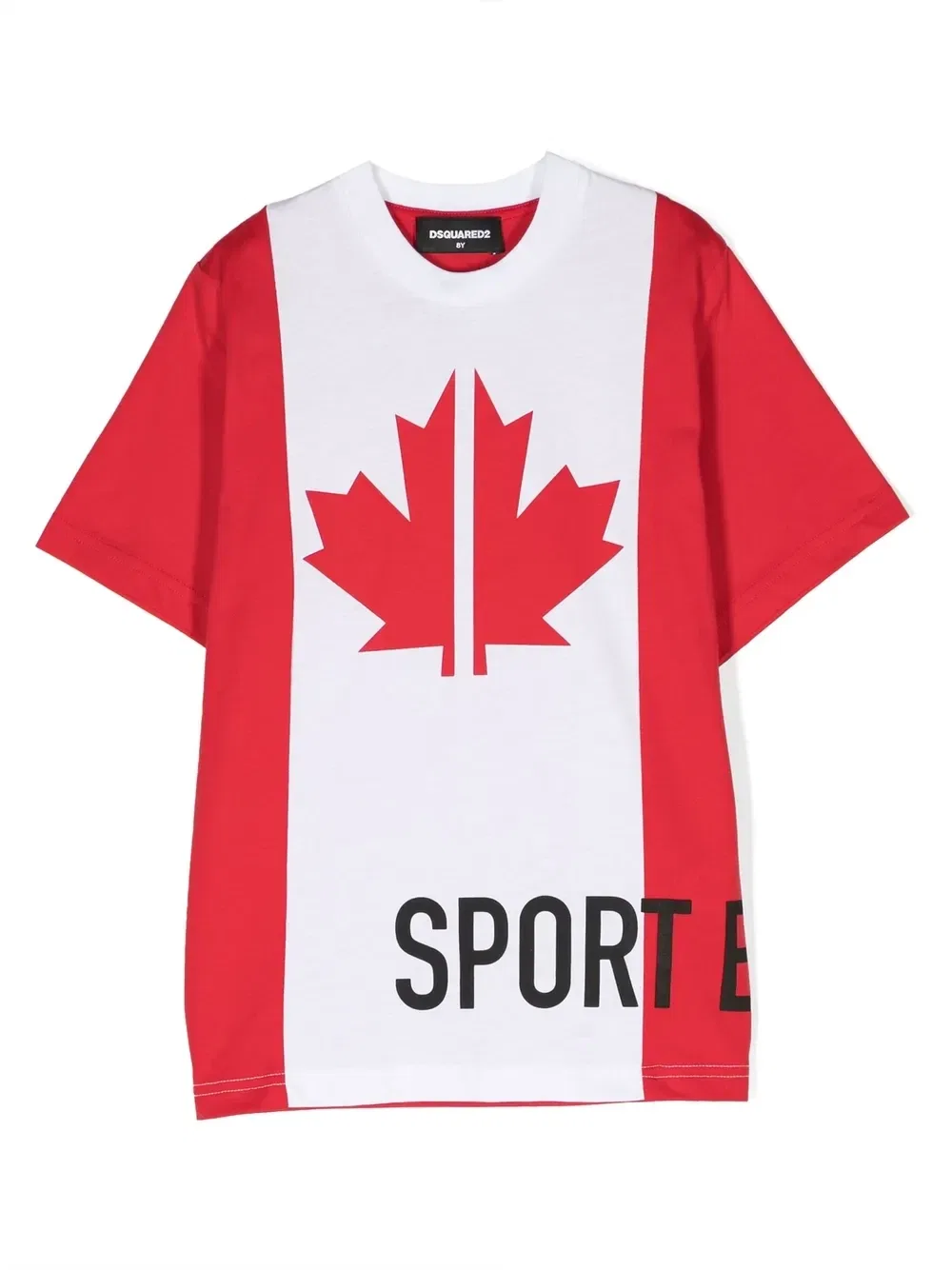 Футболка Sport Edtn.07 в двух тонах Dsquared2 Kids, красный