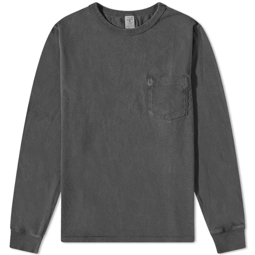 

Футболка Velva Sheen Long Sleeve Heavyweight Pocket Tee, Серый, Футболка Velva Sheen Long Sleeve Heavyweight Pocket Tee