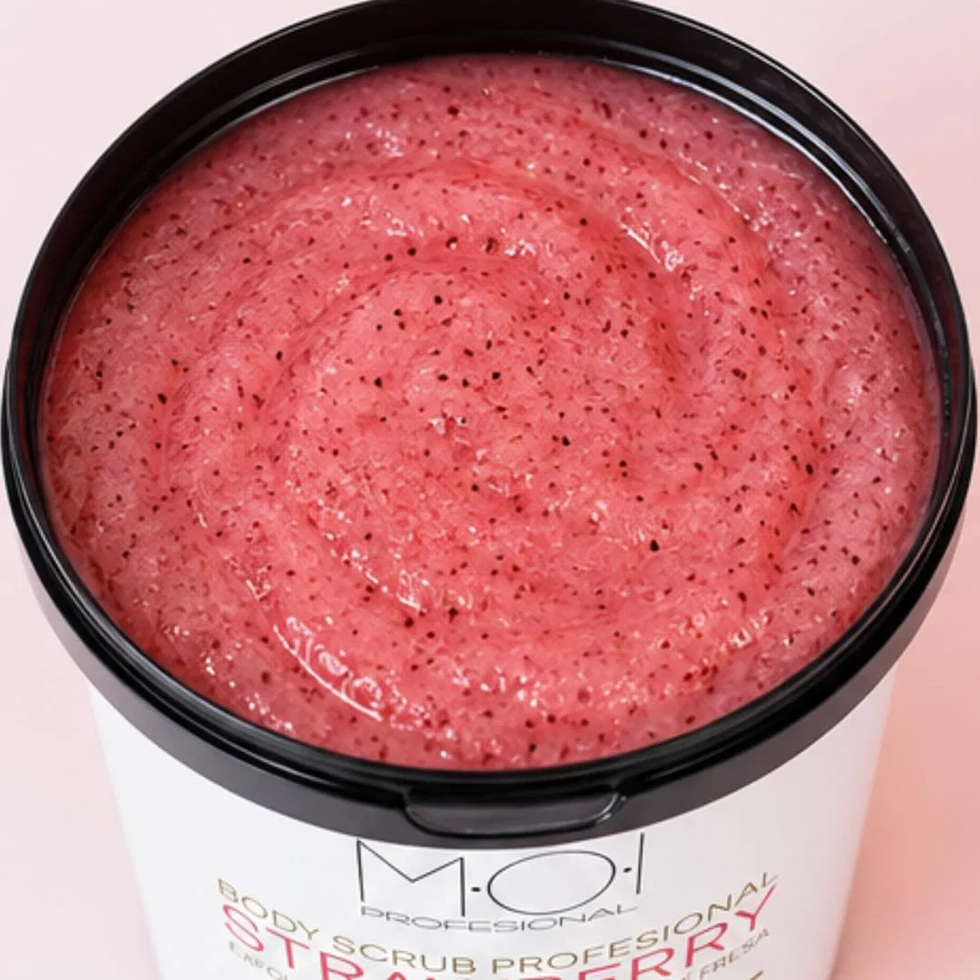 Скраб для тела Strawberry Body Scrub, MOI, 1200 г Moi Moises Campo — фото 4