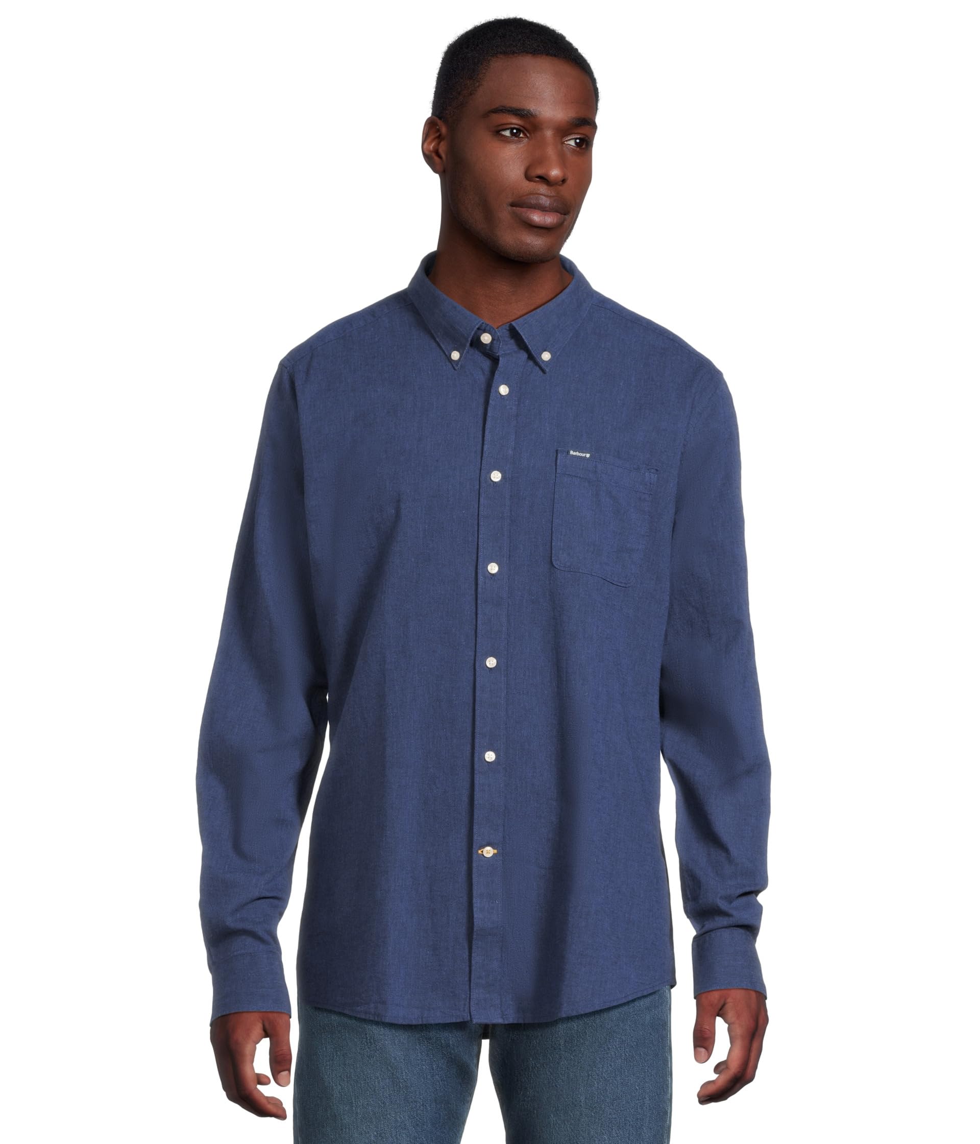 

Рубашка Barbour Nelson Tailored Shirt, цвет Indigo
