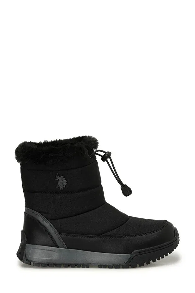 Детские ботинки для девочек водонепроницаемые U.S. Polo Assn., Black
