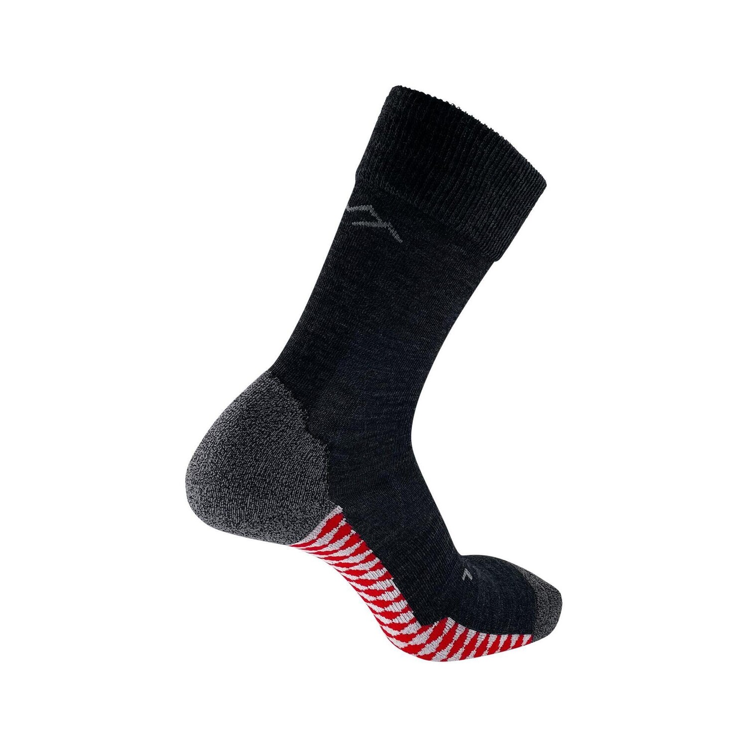 

Носки походные короткие Drassn Vohenstrauss Unisex, темно-серый/красный/белый