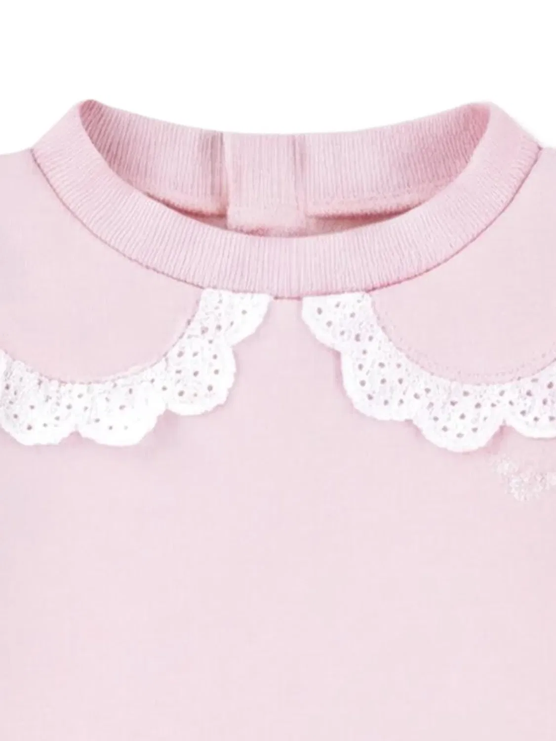 Толстовка с кружевной отделкой Levi'S Kids, розовый — фото 2