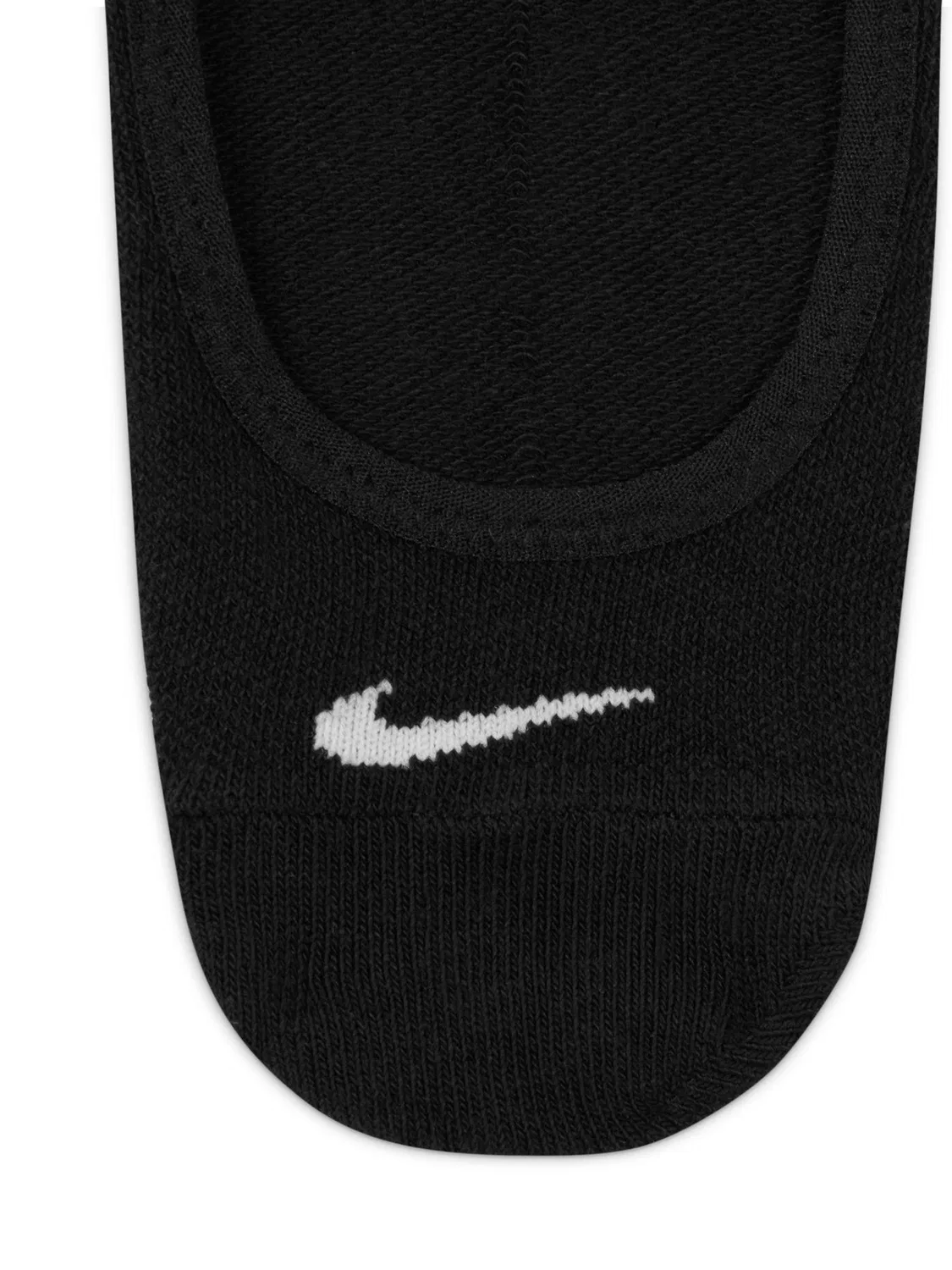 Носки Nike Everyday Lightweight Footie Socks, 3 пары, черный — фото 4