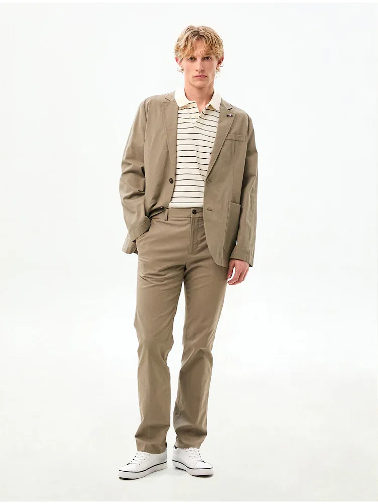 Брюки прямого кроя Denton Fit TOMMY HILFIGER, Light Grey