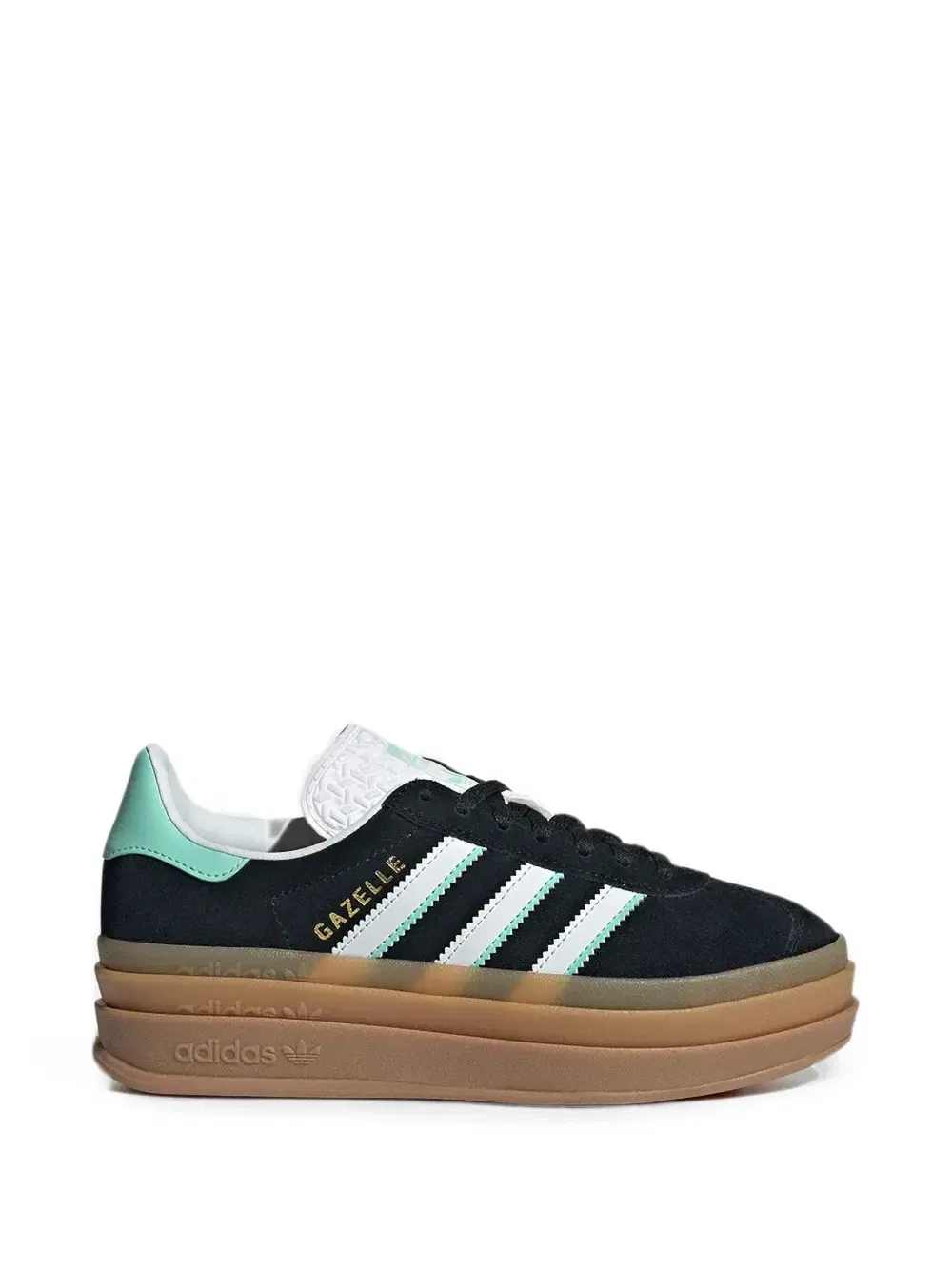 Газель Смелые кроссовки на платформе Adidas Kids, черный