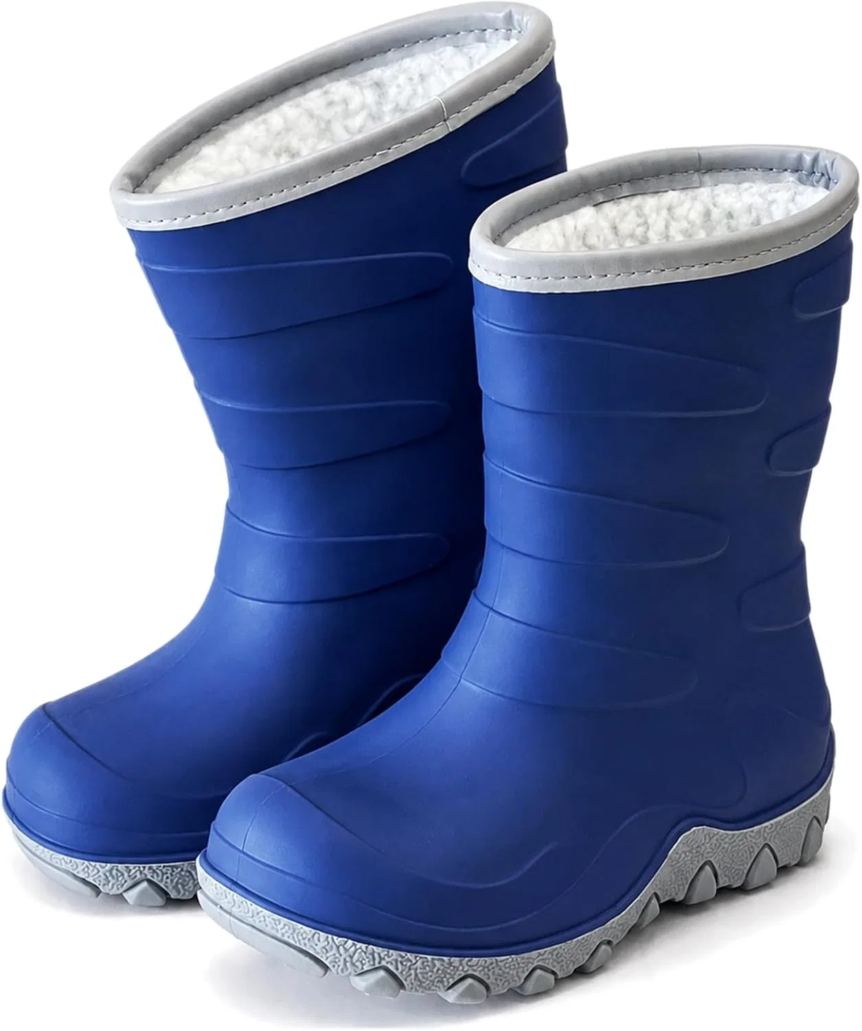 Детские зимние дождевые сапоги с утеплителем Greentiming, Navy Blue