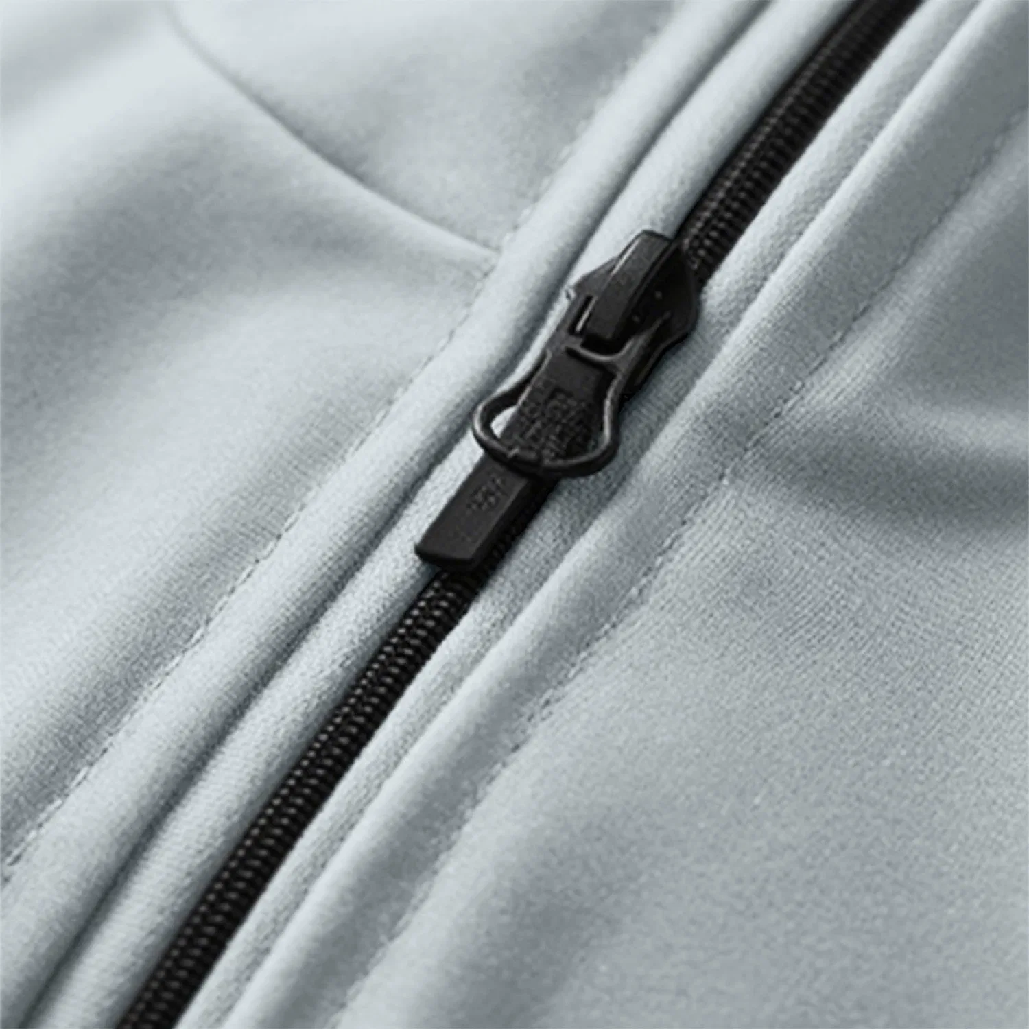 Женский длинный плащ с капюшоном и принтом, модель Long Trench Coat Hooded Waterproof, Cenere Chiaro — фото 3
