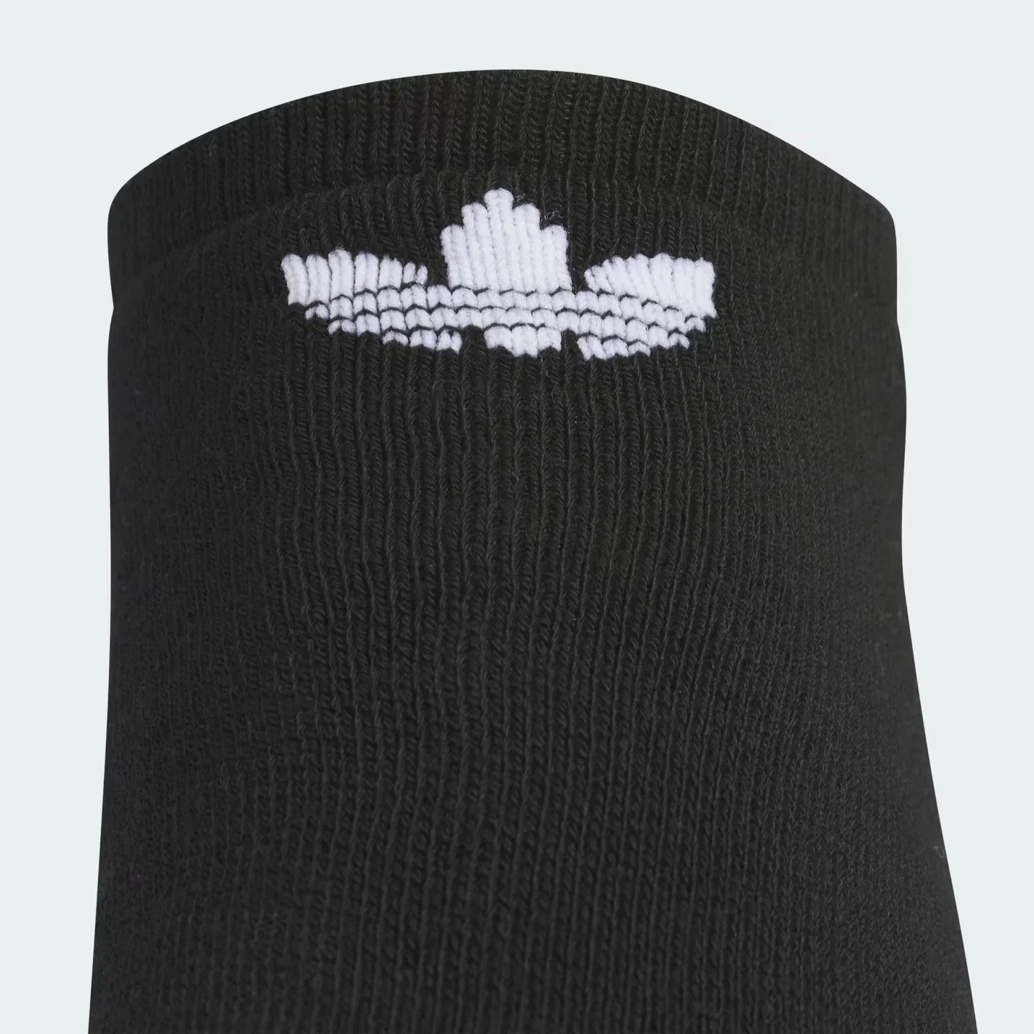 Носки низкие с влагоотводящей тканью, набор из 6 пар, trefoil 2.0 Adidas Originals, черный/белый — фото 2