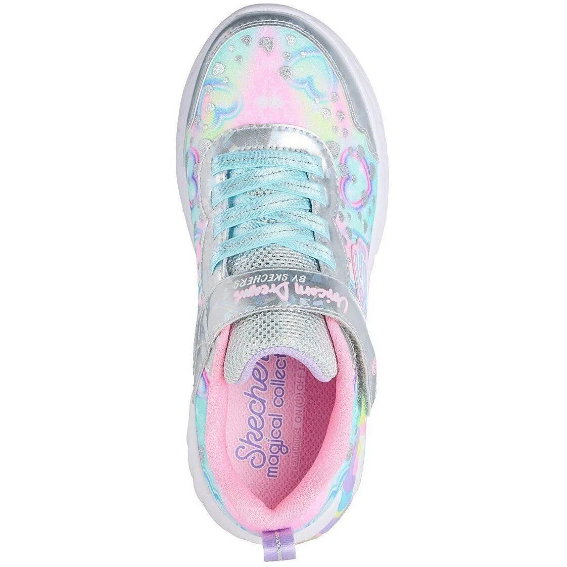 Детские кроссовки с подсветкой S Lights-unicorn Dreams-hear Skechers, Bunt — фото 2