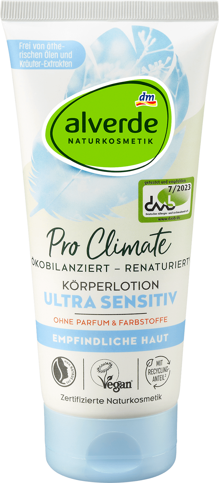 

Лосьон для тела alverde NATURKOSMETIK Körperlotion Ultra Sensitiv, 200 ml